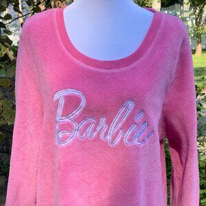 BARBIE Plush Velour Sweatshirt Top
